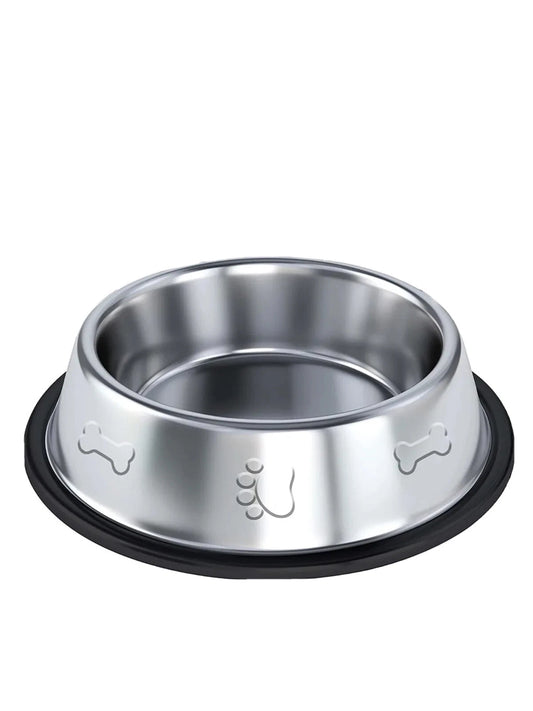 Anti Skid Stainless Steel Cat and puppy Bowl 400ML